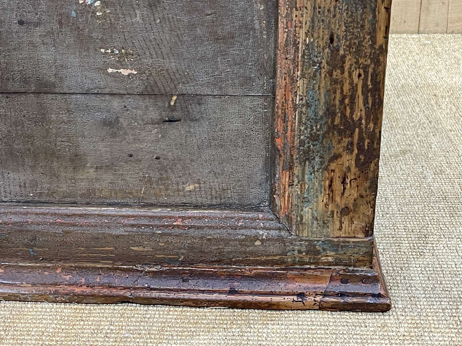 Chest of the seventeenth century in oak and fir