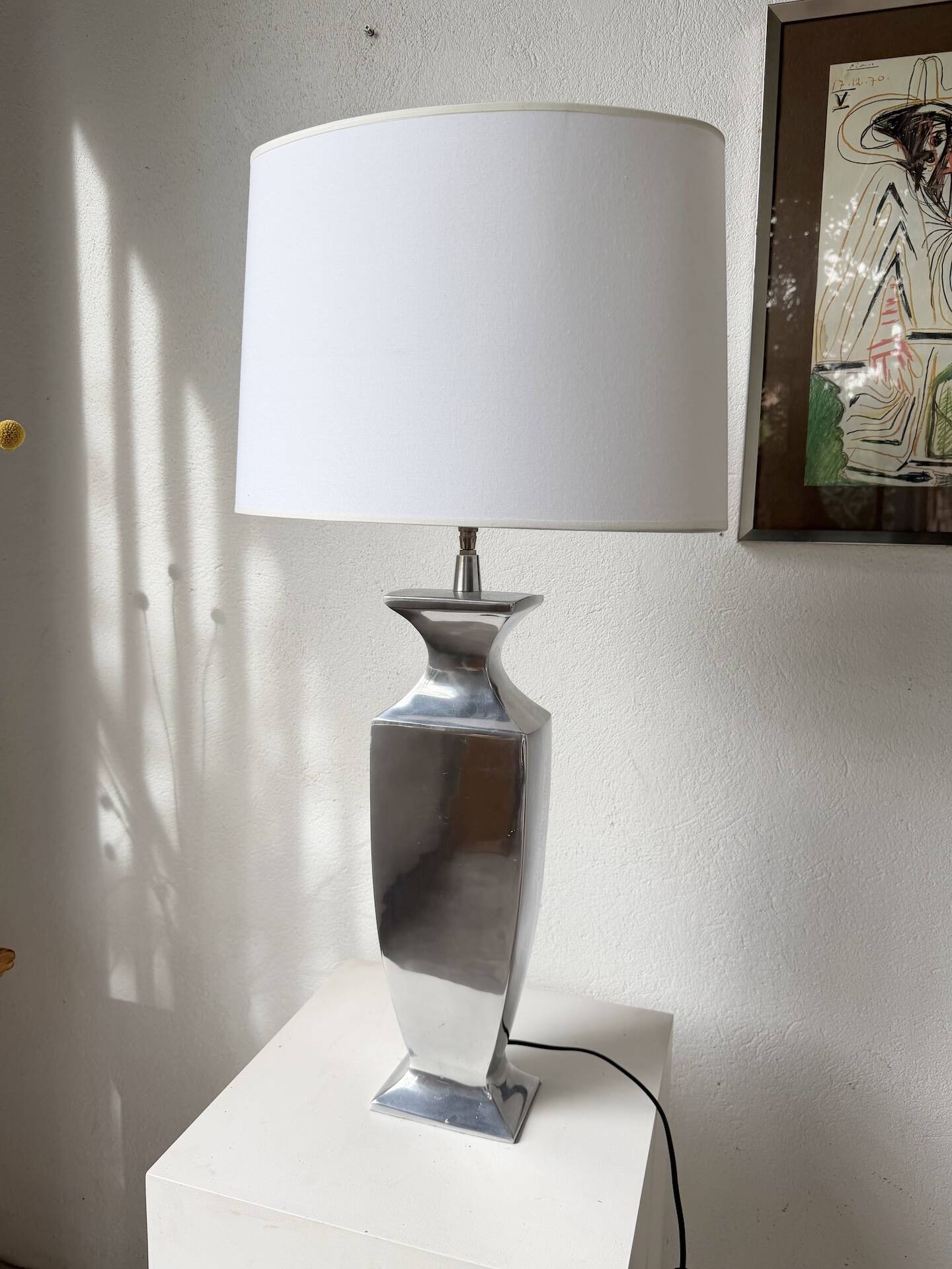 XL lamp made of aluminium 1980