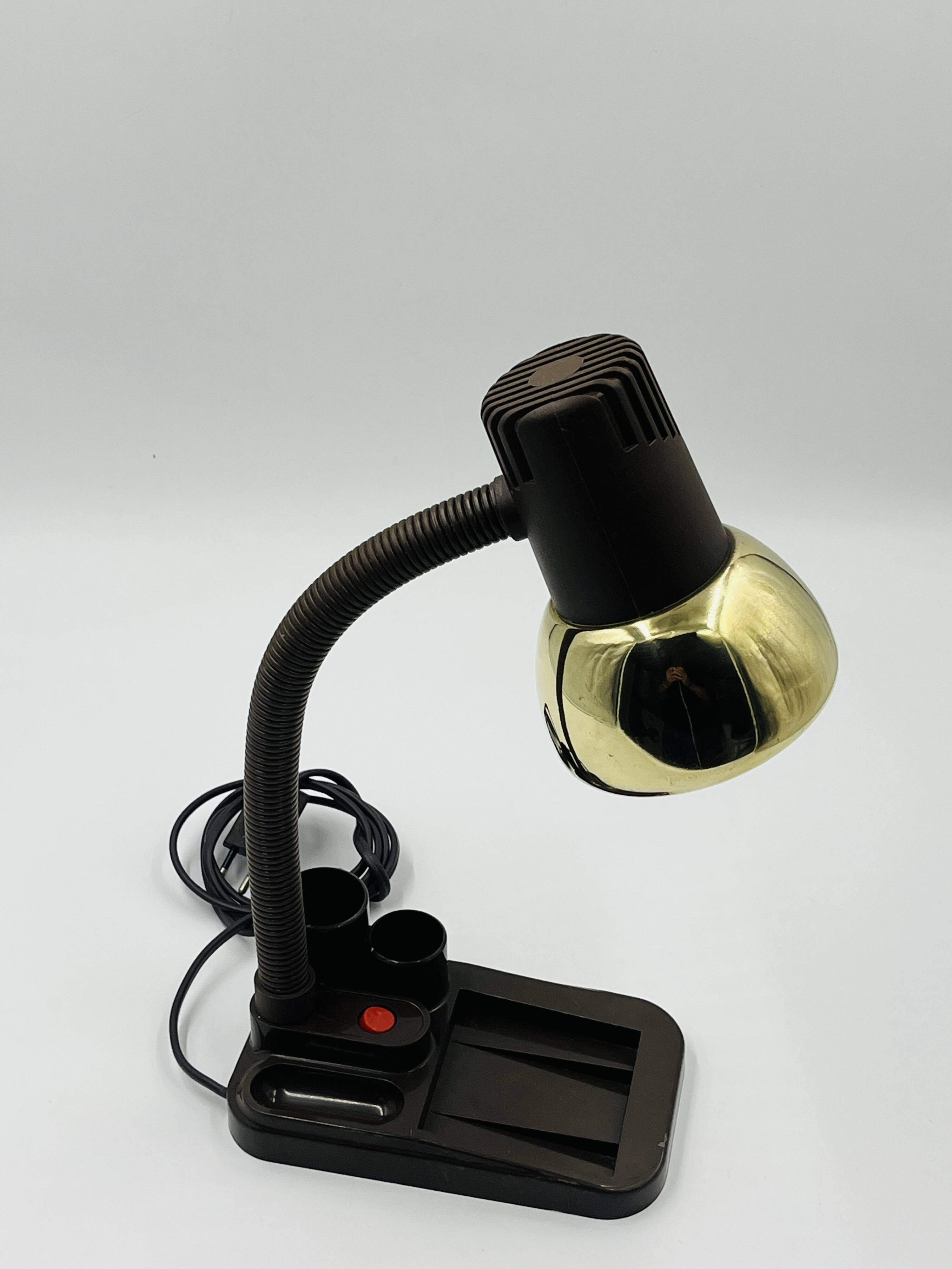 Vintage desk lamp 1980s design organiser