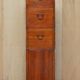Antique Chinese armoire hand-carved around 1880 with country-style handles.
