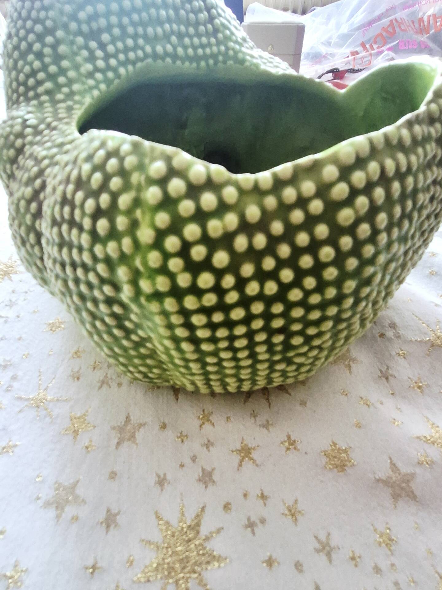 Vintage cache pot grenouille ceramique Jean Roger