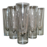 6x Long drink glass Bullet - Carlo Moretti 1980'S - Borgonovo