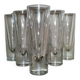 Lot de 6 verres à long drink Bullet - Carlo Moretti années 1980 - Borgonovo