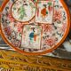 lot  7 tasses  porcelaine  the ou café    japonaise  et  theiere  1950 a 70