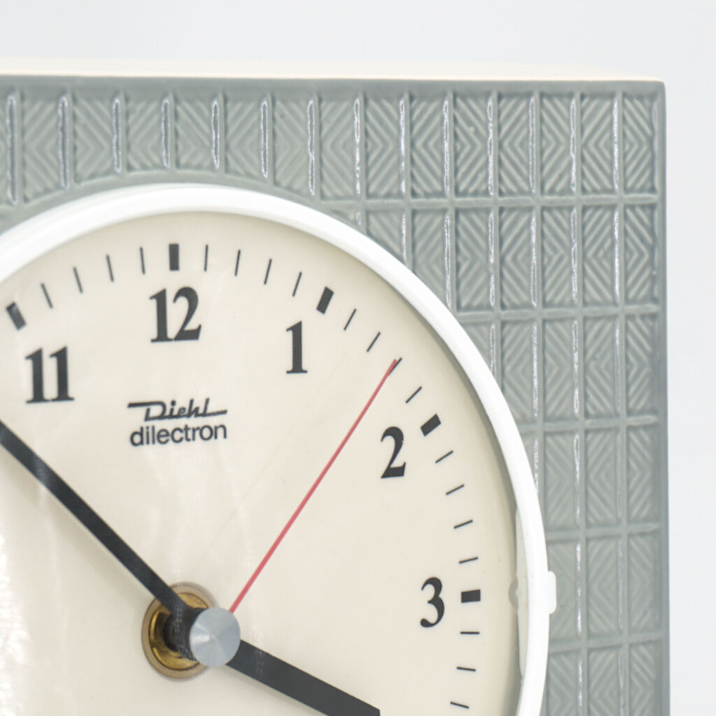 Diehl 60s grey ceramic wall clock