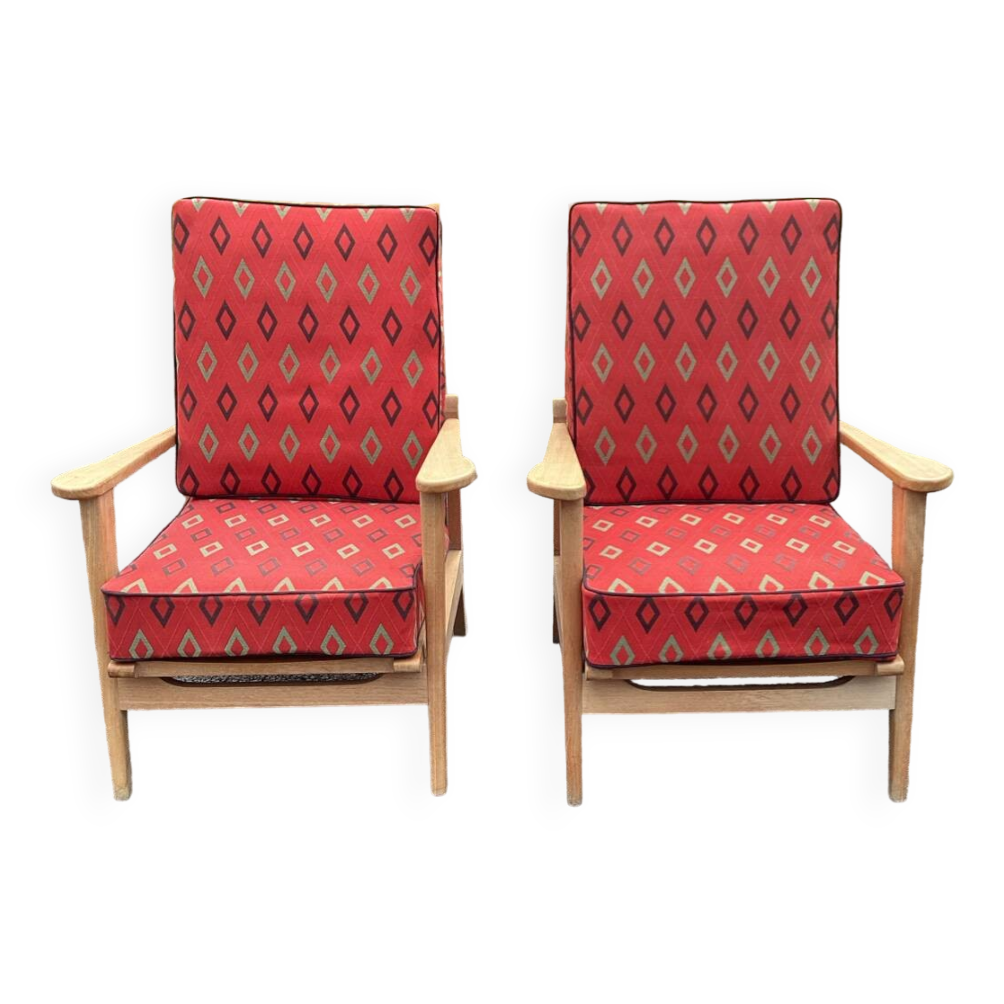 Vintage 70s Rosello deckchair