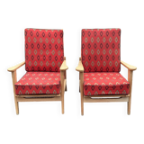 Vintage 70s Rosello deckchair