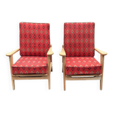 Fauteuil transat vintage années 70 Rosello