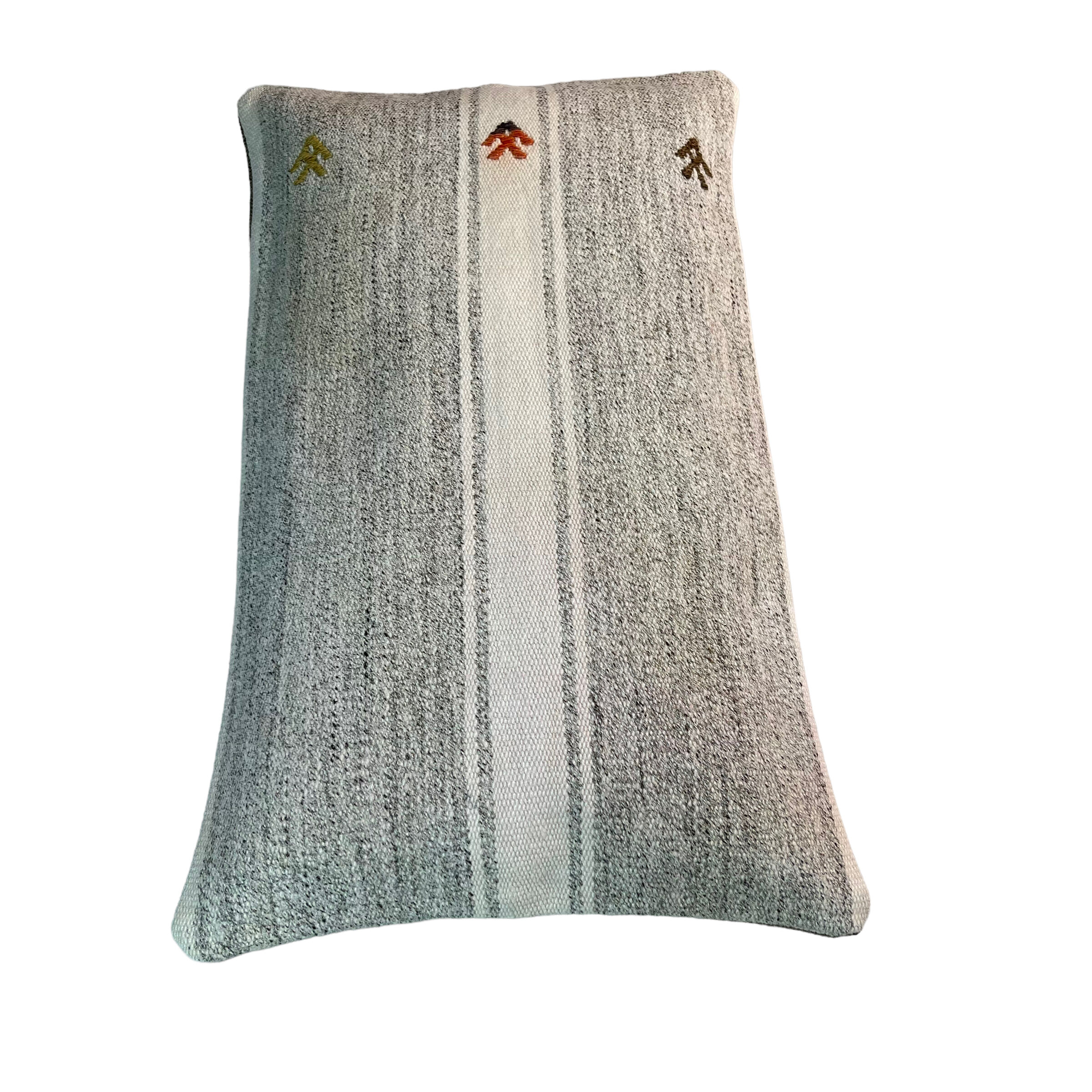 Vintage turkish kilim cushion cover, 30 x 50 cm