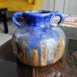 Old pottery ceramic jar