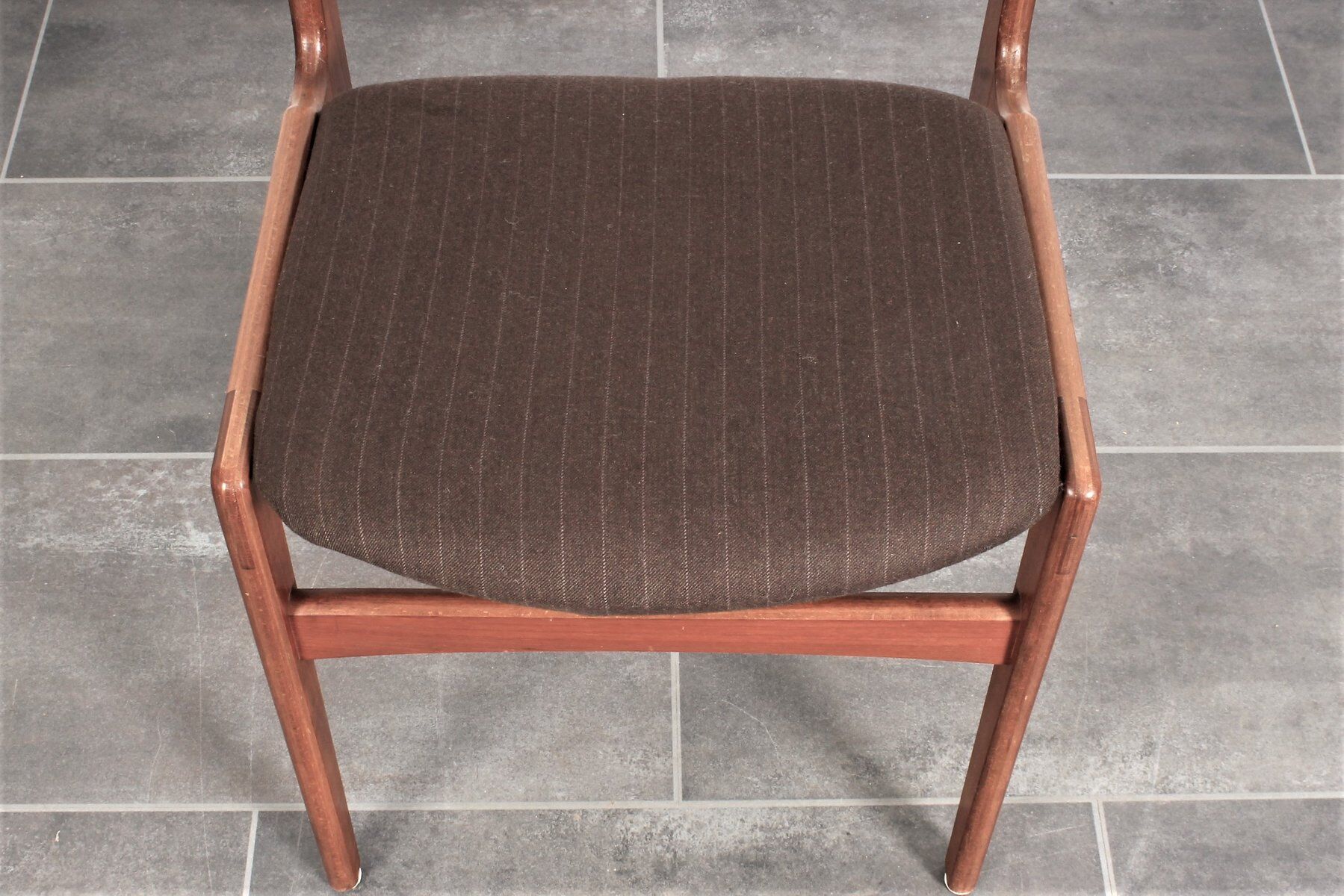 Set of 4 teak dining chairs by Erik Buch for Anderstrup 1950s