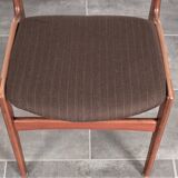 Set of 4 teak dining chairs by Erik Buch for Anderstrup 1950s