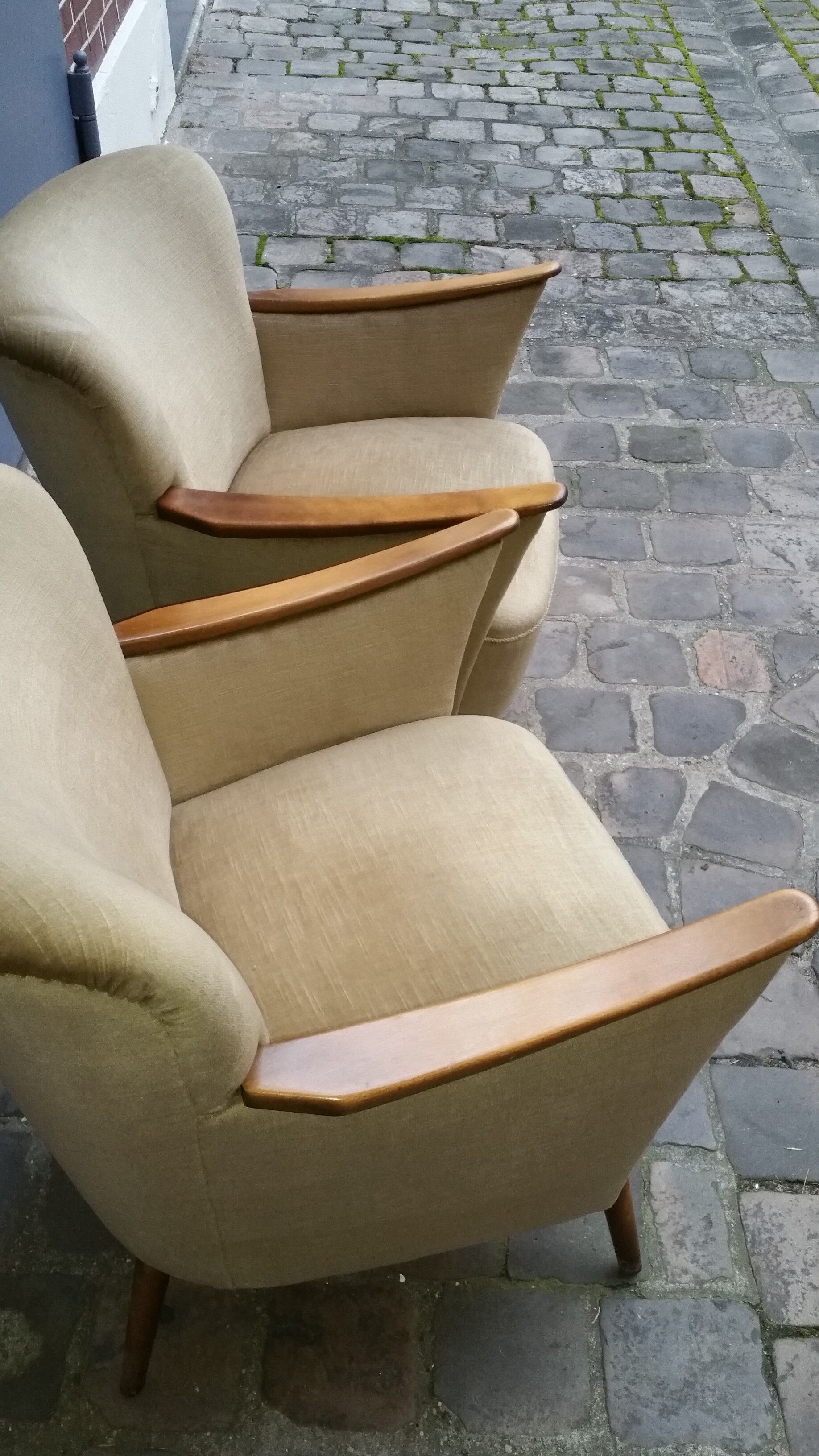 Pair of chairs 50s 60s