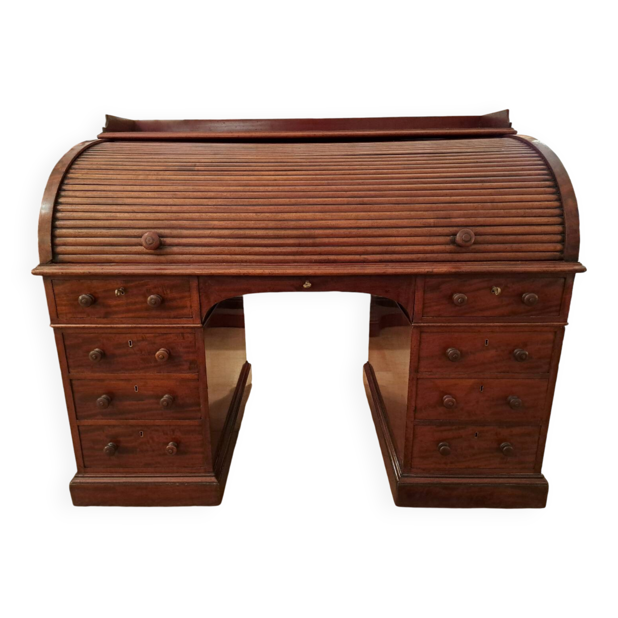 Bureau à cylindre estampillé Holland & Sons