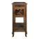 Art Nouveau bedside table with a griotte marble top.