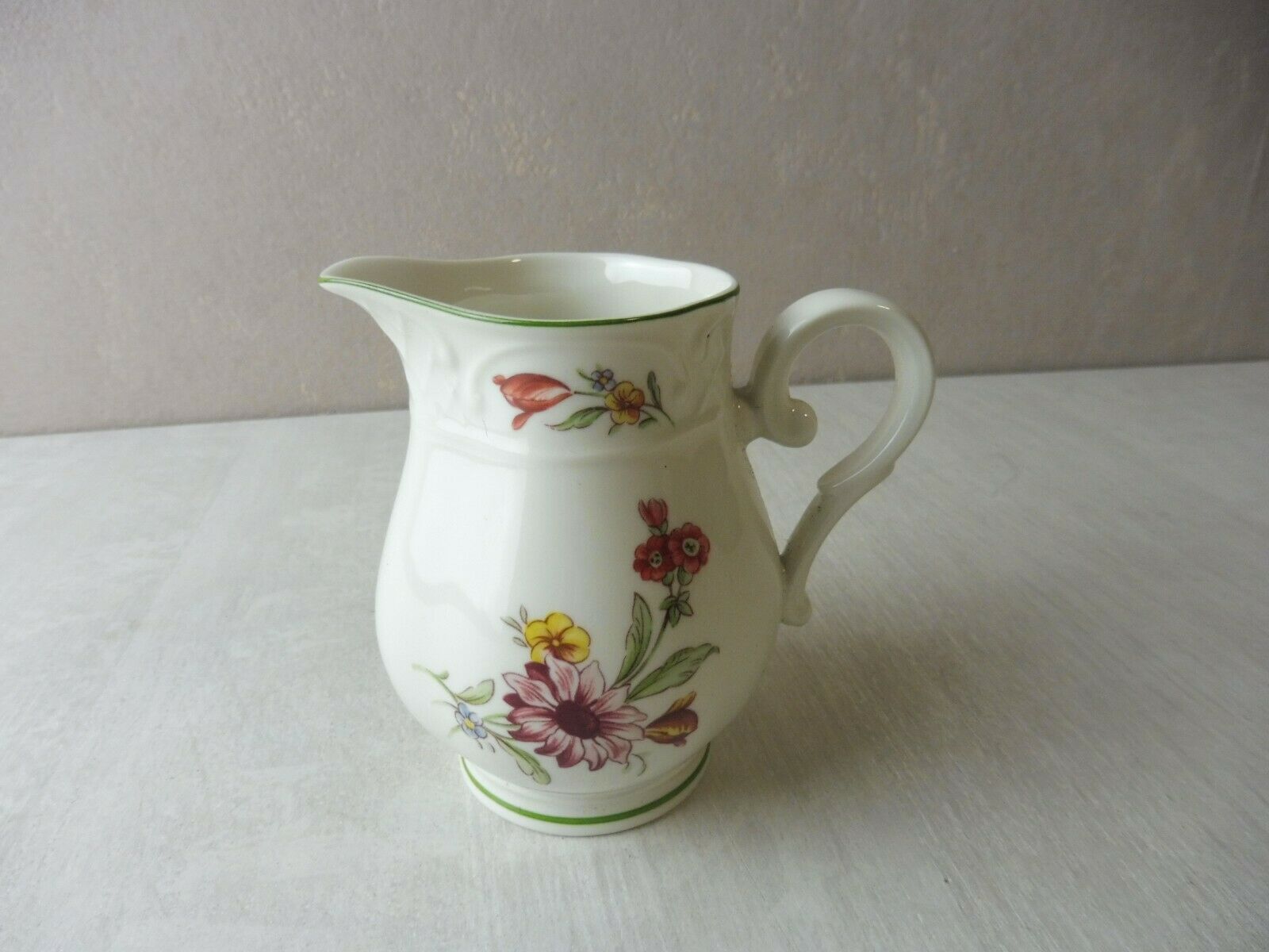 Old milk pot, tulip, ceramic, villeroy & boch