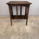 Antique English wooden tea table – Folding trays