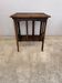 Antique English wooden tea table – Folding trays