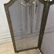 Italian brass fire screen with 4 panels