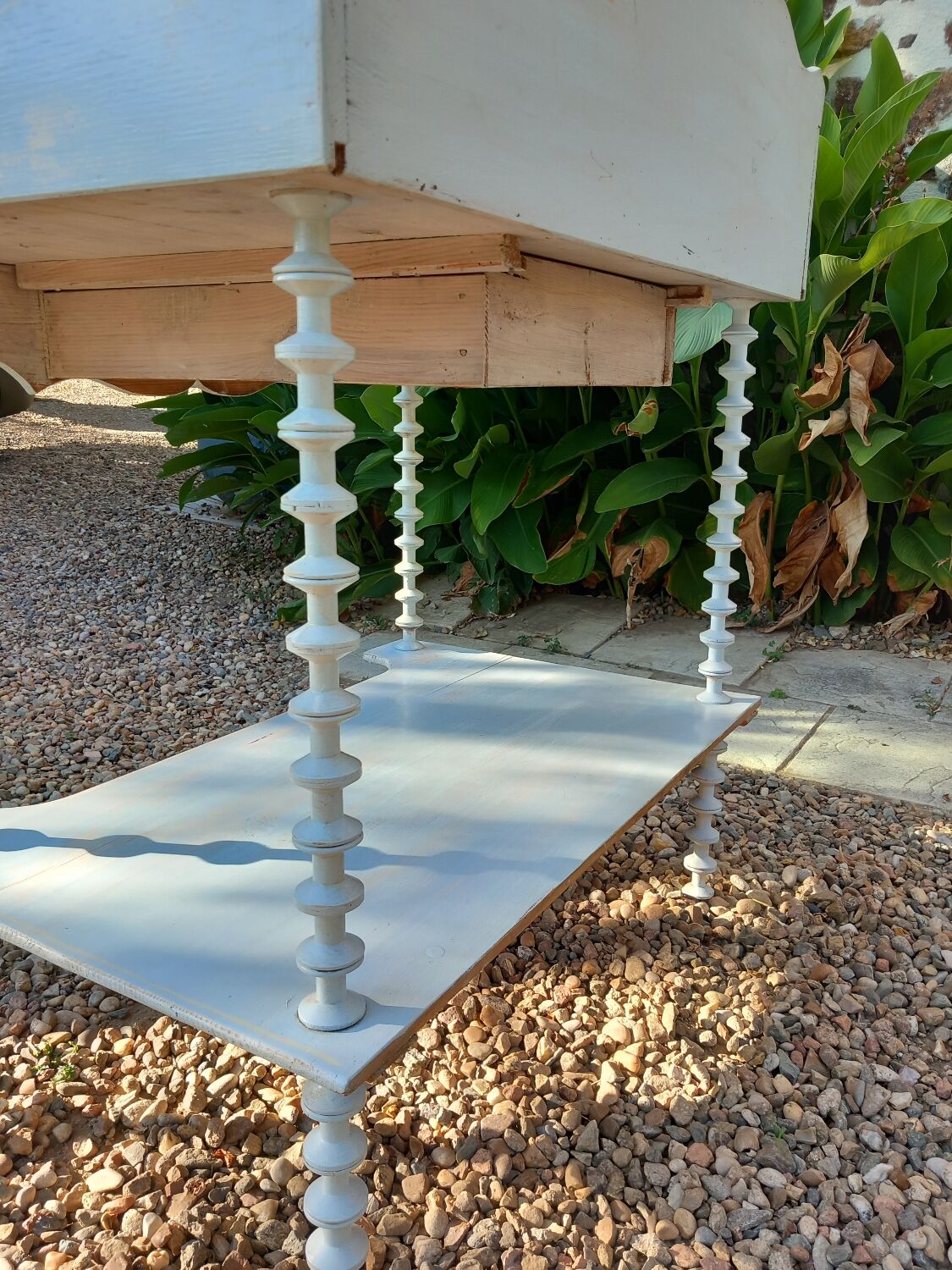 Table de toilette bois