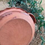 Vintage shallow dish in terracotta