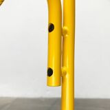 Italian perforated metal chair from the mid-century space age, 1960s.