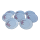 8 porcelain plates Louis Lourioux diam 20,5 cm