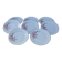 8 porcelain plates Louis Lourioux diam 20,5 cm