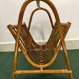 Rattan magazine rack 80