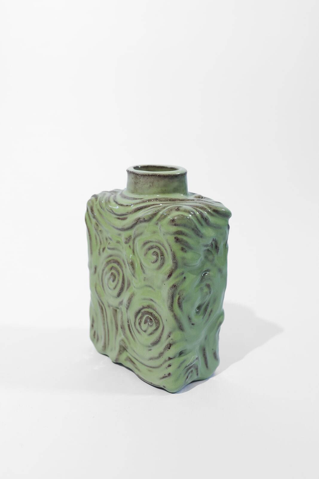 Psyche Small Mint Ceramic Vase