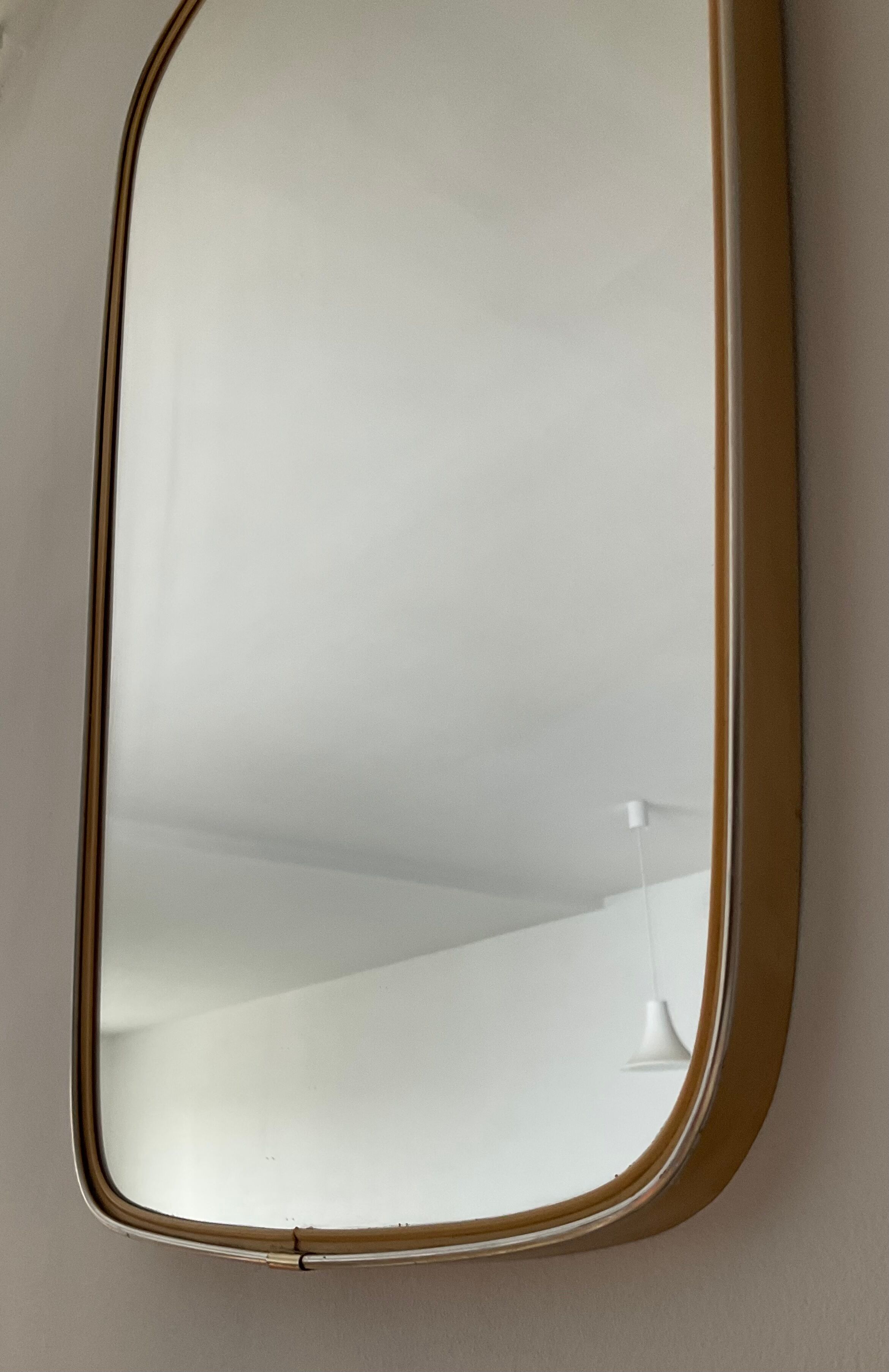 Asymmetrical mirror free form 60s-70s