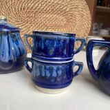 Old enameled coffee pot