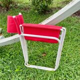 Vintage red folding chair