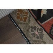 1970s Vintage Turkish Hand-Knotted Wool Cotton Brown Area Rug 234x417