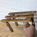 Wooden footrest