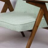 Light green Bunny armchair by Józef Chierowski, 1970s
