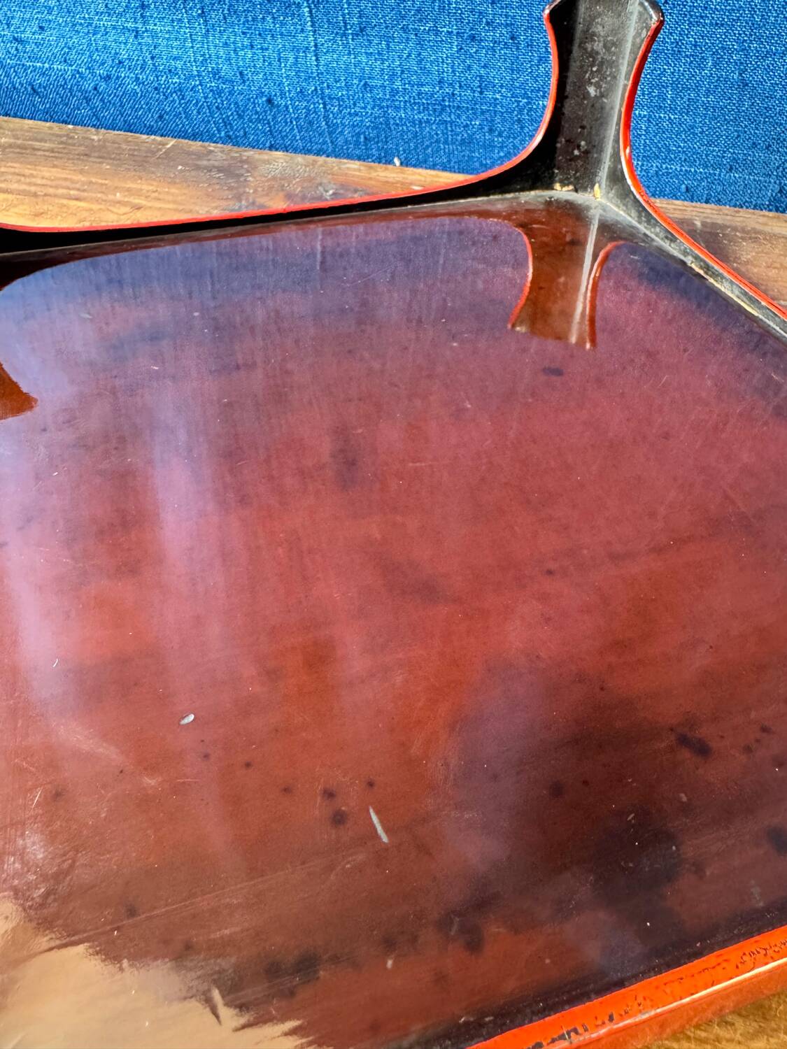 Pair of Japanese trays "Ozen" – Meiji period, circa 1890