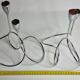 Pair of “Black & Blum” designer candlesticks in chrome-plated metal, 27 cm