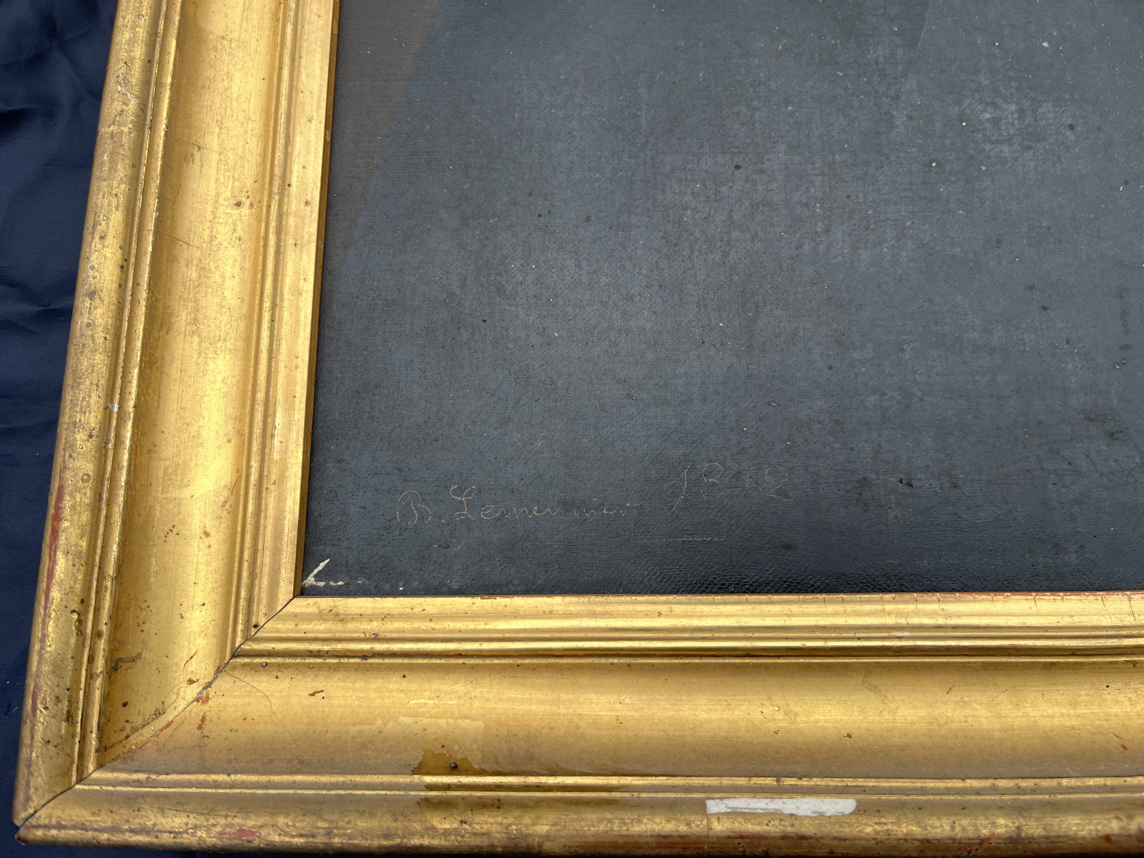 Painting Portrait of a Man – attributed to Basile Lemeunier (1852-1922), dated 18