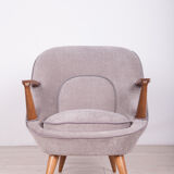 Model 345 Armchairs by J.Jędrychowicz & K.Racinowski for Poznan Furniture Factory, 1950s, Set of 2