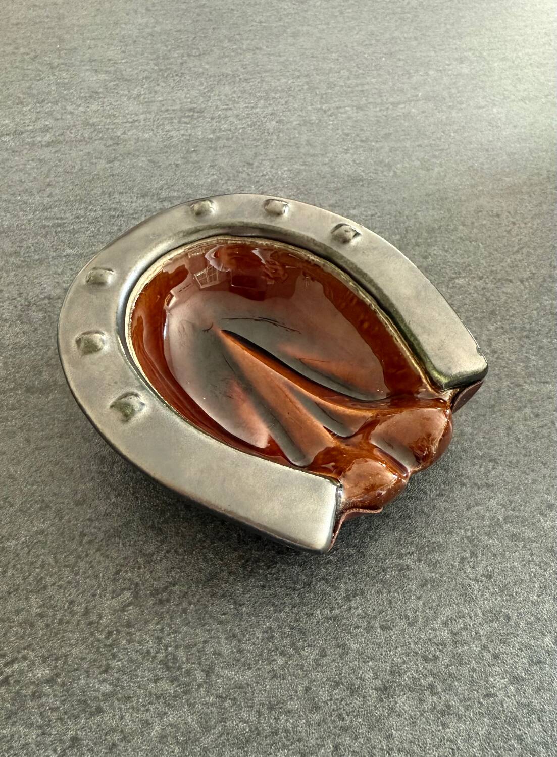 Vintage longchamp ashtray from the 1950s