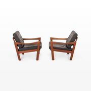 Vintage easy chairs by Illum Wikkelsø for Niels Eilersen, 1960s, set of 2