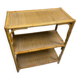 Rattan shelf
