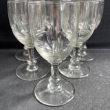 6 vintage port glasses
