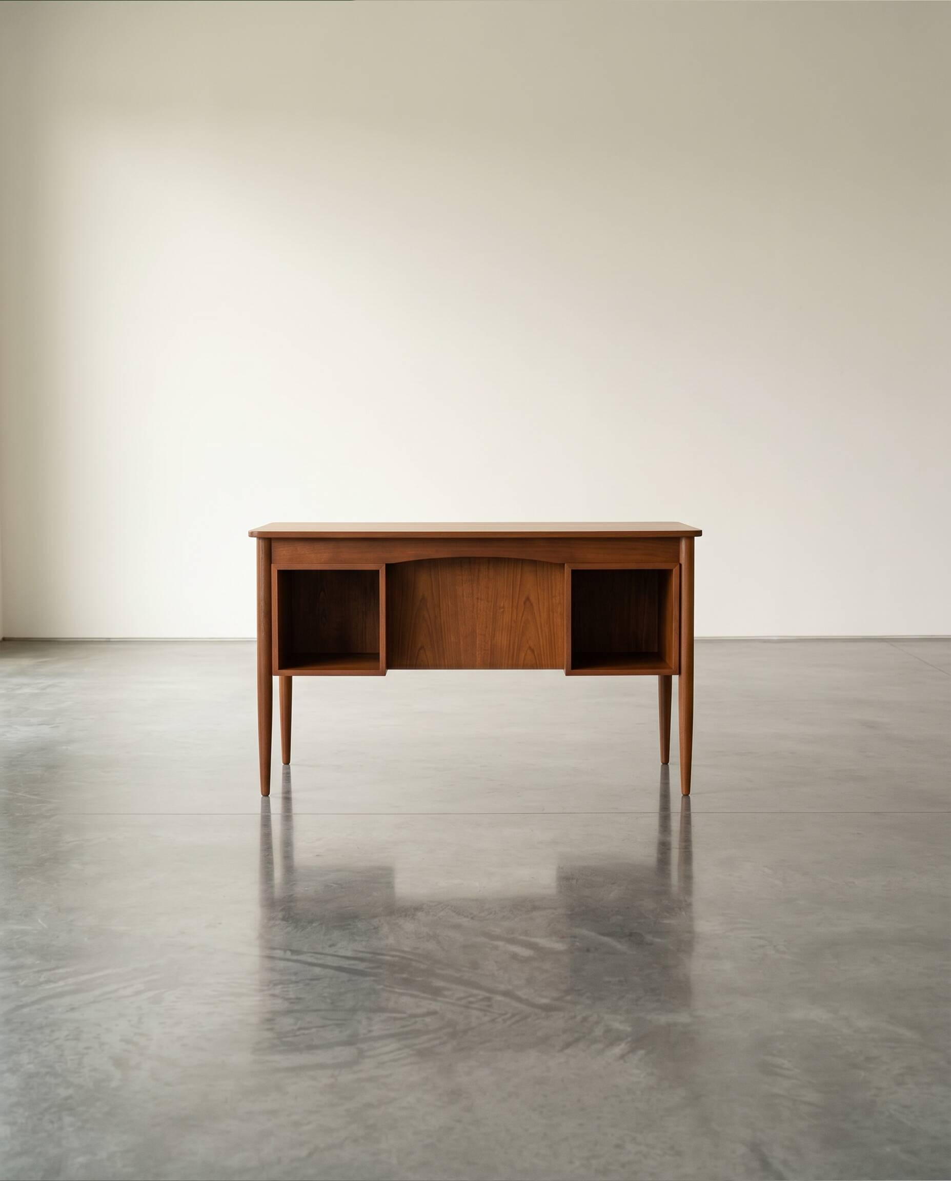 Scandinavian Mid-Century desk in teak, Denmark, 1960s.