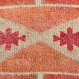 3x12 Turkish Runner Faded Pink & Grey Turkish Wool Runner Rug, 96x352Cm