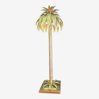 Palm floor lamp