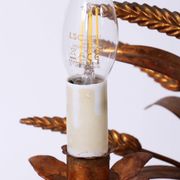 Gilt ‘Sheaf of Wheat’ Table Light, Florentine Table Lamp by Hans Kögl, 1960s