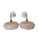 Paire d’appliques murales pastel