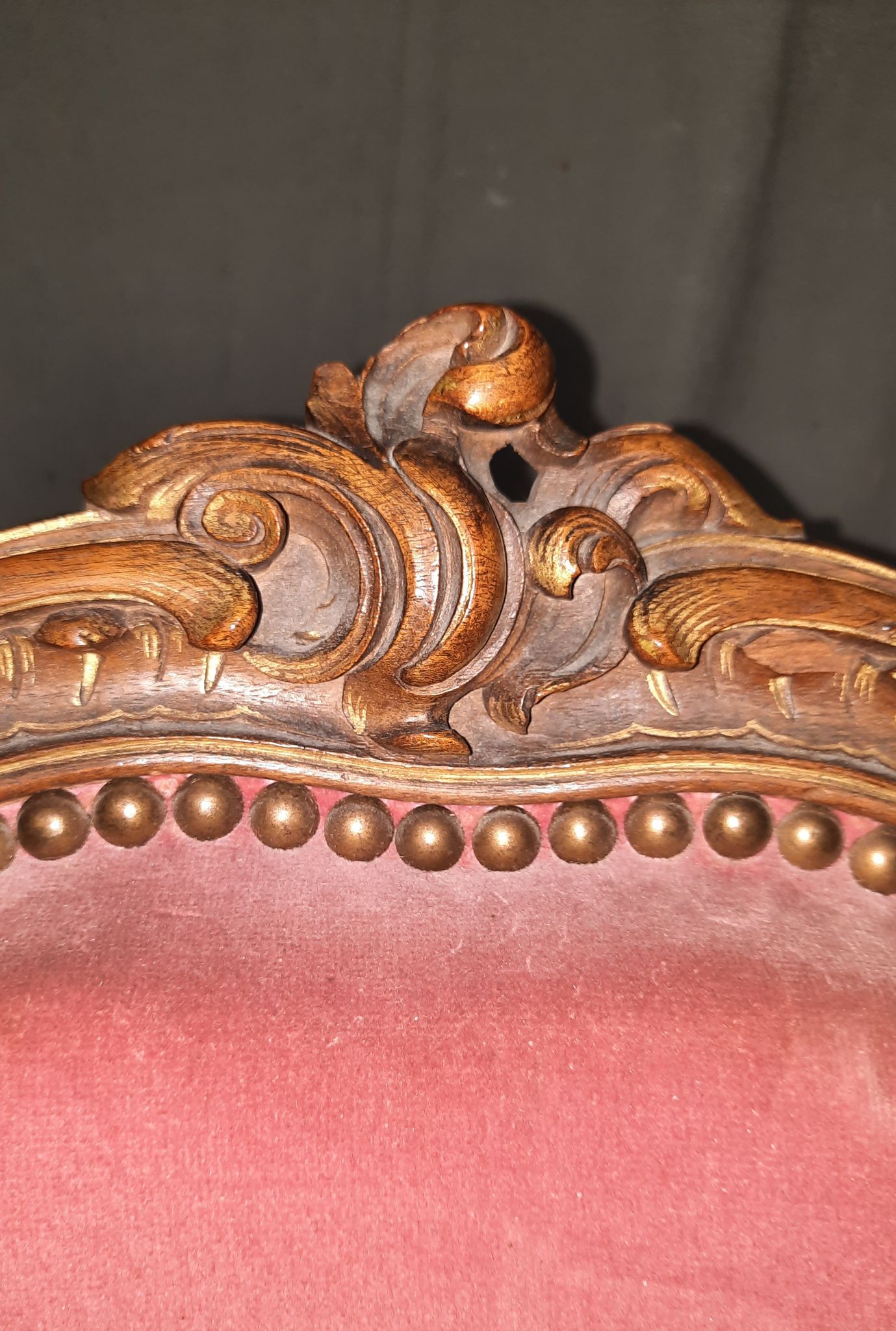 Pair of Louis XV style chairs